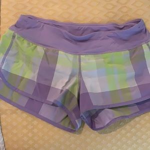 Lulu running shorts. Size 6